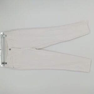 Chico's Women's So Slimming White Skinny Pant Size Small Stretch Coastal Beach